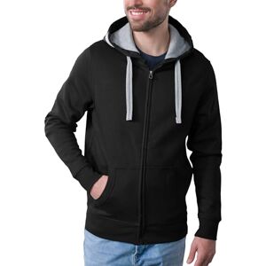 HRM Herren Jas M Kapuzenpullover, Schwarz, 4XL HRM Herren Jas M Kapuzenpullover, Schwarz, 4XL