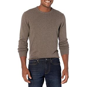 Amazon Essentials Herren Langärmliger Pullover Mit Rundhalsausschnitt, 100% Baumwolle, Erhältlich In Groß Und Schwer, Braunheide, XXL Amazon Essentials Herren Langärmliger Pullover Mit Rundhalsausschnitt, 100% Baumwolle, Erhältlich In Groß Und Schwer, Braunheide, XXL