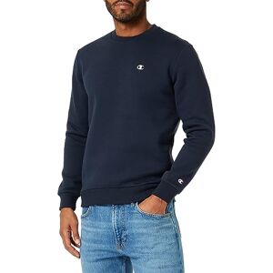Champion Legacy Basics-Powerblend Fleece Crewneck Sweatshirt für Herren, Marineblau, S Champion Legacy Basics-Powerblend Fleece Crewneck Sweatshirt für Herren, Marineblau, S