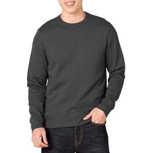 Amazon Essentials Herren Fleece-Sweatshirt mit Rundhalsausschnitt (erhältlich in Big & Tall), Dunkelgrau Meliert, XS Amazon Essentials Herren Fleece-Sweatshirt mit Rundhalsausschnitt (erhältlich in Big & Tall), Dunkelgrau Meliert, XS