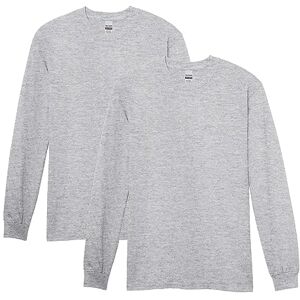 Gildan Unisex-Erwachsene Heavy Cotton Long Sleeve T-Shirt, Style G5400, 2-Pack Hemd, Grau-Sport Grey, 3X-Groß (2er Pack) Gildan Unisex-Erwachsene Heavy Cotton Long Sleeve T-Shirt, Style G5400, 2-Pack Hemd, Grau-Sport Grey, 3X-Groß (2er Pack)