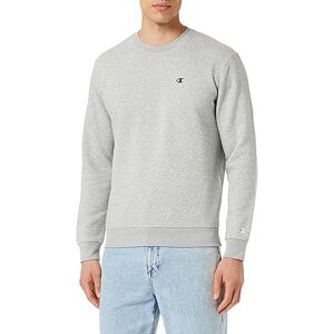 Champion Legacy Basics-Powerblend Fleece Crewneck Sweatshirt für Herren, Hellgrau meliert, S Champion Legacy Basics-Powerblend Fleece Crewneck Sweatshirt für Herren, Hellgrau meliert, S