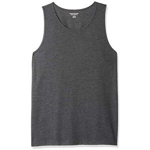 Amazon Essentials Herren Tanktop, Normale Passform, Dunkelgrau Meliert, L Amazon Essentials Herren Tanktop, Normale Passform, Dunkelgrau Meliert, L