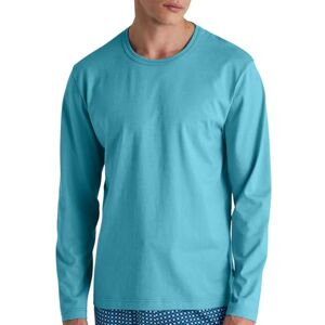 CALIDA RMX Sleep Langarmshirt Herren, Bio-Baumwolle, pflegeleicht, atmungsaktiv, feuchtigkeitsregulierend Bright Blue 46-48 CALIDA RMX Sleep Langarmshirt Herren, Bio-Baumwolle, pflegeleicht, atmungsaktiv, feuchtigkeitsregulierend Bright Blue 46-48