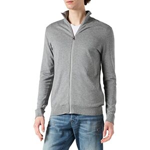 SELECTED HOMME Herren SLHBERG Full Zip Cardigan B NOOS 16074688, Medium Grey Melange, S SELECTED HOMME Herren SLHBERG Full Zip Cardigan B NOOS 16074688, Medium Grey Melange, S