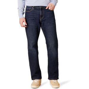 Amazon Essentials Herren Bootcut-Jeans mit gerader Passform Auslauffarben, Dunkelblau Vintage, 34W / 30L Amazon Essentials Herren Bootcut-Jeans mit gerader Passform Auslauffarben, Dunkelblau Vintage, 34W / 30L