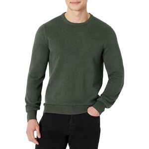 Amazon Essentials Herren Langärmliger Pullover Mit Rundhalsausschnitt, 100% Baumwolle, Erhältlich In Groß Und Schwer, Olivenheide, M Amazon Essentials Herren Langärmliger Pullover Mit Rundhalsausschnitt, 100% Baumwolle, Erhältlich In Groß Und Schwer, Olivenheide, M