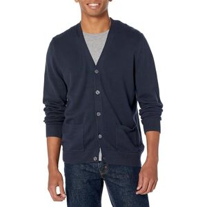 Amazon Essentials Herren Strickjacke aus Baumwolle, Marineblau, M Amazon Essentials Herren Strickjacke aus Baumwolle, Marineblau, M