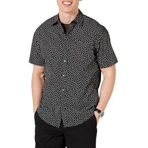 Amazon Essentials Herren Kurzärmeliges Sommerhemd mit Aufdruck, Normale Passform, Small Floral, XL-XXL Amazon Essentials Herren Kurzärmeliges Sommerhemd mit Aufdruck, Normale Passform, Small Floral, XL-XXL