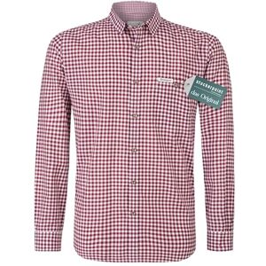 Stockerpoint Campos3 Herren Trachtenhemd, Bordeaux, 3XL Stockerpoint Campos3 Herren Trachtenhemd, Bordeaux, 3XL