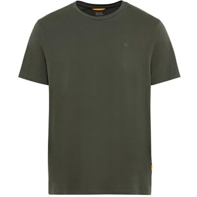 camel active Herren Basic T-Shirt aus Bio-Baumwolle Grün, Menswear-XL camel active Herren Basic T-Shirt aus Bio-Baumwolle Grün, Menswear-XL
