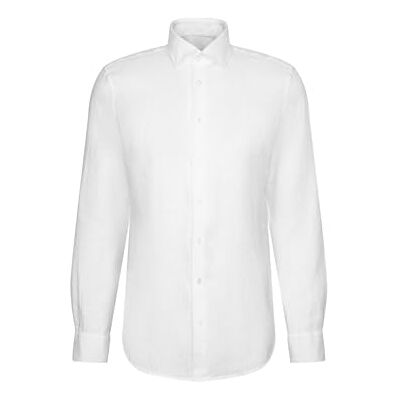 Seidensticker Herren Business-Hemd Slim Fit Bügelleicht Kent-Kragen Langarm -100Prozent Leinen Seidensticker Herren Business-Hemd Slim Fit Bügelleicht Kent-Kragen Langarm -100Prozent Leinen