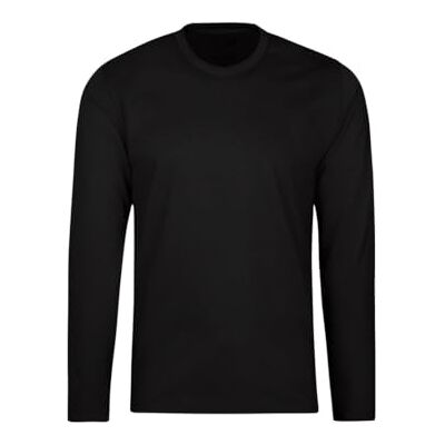 Trigema Herren Aus 100% Baumwolle Langarmshirt, Schwarz, XXL EU Trigema Herren Aus 100% Baumwolle Langarmshirt, Schwarz, XXL EU