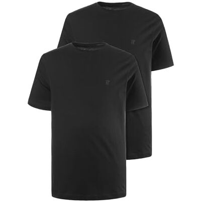JP 1880 Herren große Größen Übergrößen Menswear L-8XL T-Shirts, Basic, 2er-Pack, Rundhals schwarz 7XL 702637130-7XL JP 1880 Herren große Größen Übergrößen Menswear L-8XL T-Shirts, Basic, 2er-Pack, Rundhals schwarz 7XL 702637130-7XL