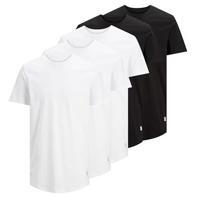 JACK & JONES JJENOA Tee SS Crew Neck 5PK MP JACK & JONES JJENOA Tee SS Crew Neck 5PK MP