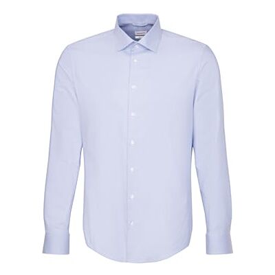 Seidensticker Herren Regular Fit Extra Langer Arm Business-Hemd Hemd, Blau, 39 EU Seidensticker Herren Regular Fit Extra Langer Arm Business-Hemd Hemd, Blau, 39 EU