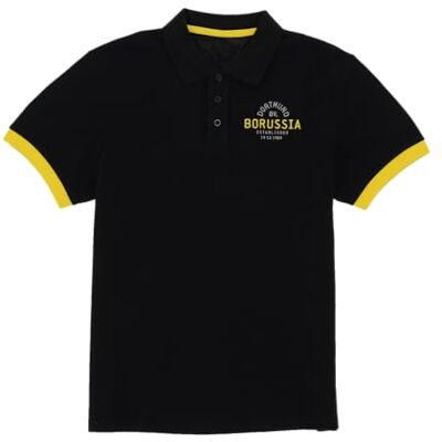 Dortmund Borussia Herren BVB Poloshirt Schwarz Explorer Polohemd, Schwarz, L EU Dortmund Borussia Herren BVB Poloshirt Schwarz Explorer Polohemd, Schwarz, L EU