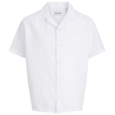 JACK & JONES Jjesummer Linen Blend Resort Shirt Ss Sn JACK & JONES Jjesummer Linen Blend Resort Shirt Ss Sn