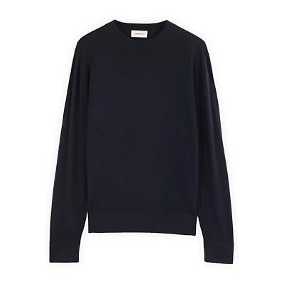 Diana Studio Men's Rundhalspullover aus Cashmere und Merinowolle Pullover Sweater, Blue Navy, XX-Large Diana Studio Men's Rundhalspullover aus Cashmere und Merinowolle Pullover Sweater, Blue Navy, XX-Large