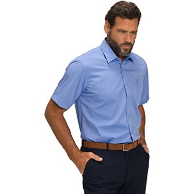 JP 1880 Herren große Größen Übergrößen Menswear L-8XL Hemd, Business, bügelfrei, Kentkragen, Halbarm, Comfort Fit, bis 8XL hellblau 4XL 804891700-4XL JP 1880 Herren große Größen Übergrößen Menswear L-8XL Hemd, Business, bügelfrei, Kentkragen, Halbarm, Comfort Fit, bis 8XL hellblau 4XL 804891700-4XL
