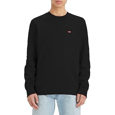Levi's Herren-Sweatshirt mit Rundhalsausschnitt, Mineralschwarz Levi's Herren-Sweatshirt mit Rundhalsausschnitt, Mineralschwarz