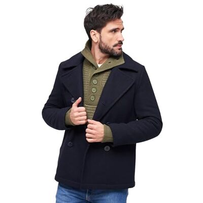 Brandit Pea Coat, Farbe: navy, Größe: XL Brandit Pea Coat, Farbe: navy, Größe: XL