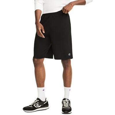 Champion Herren Sport, Moisture Wicking, Athletic for Men, Gym Shorts (Reg. Or Big & Tall) Kurz, Schwarzes C-Logo, Groß Champion Herren Sport, Moisture Wicking, Athletic for Men, Gym Shorts (Reg. Or Big & Tall) Kurz, Schwarzes C-Logo, Groß