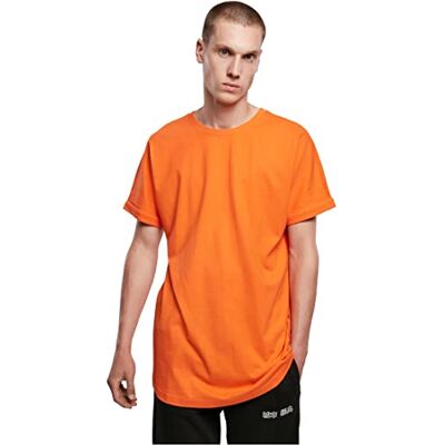 Urban Classics Herren T-Shirt Long Shaped Turnup Tee, lässiges T-Shirt für Männer, in langem Schnitt, erhältlich in vielen Farben, Größen XS-5XL Urban Classics Herren T-Shirt Long Shaped Turnup Tee, lässiges T-Shirt für Männer, in langem Schnitt, erhältlich in vielen Farben, Größen XS-5XL