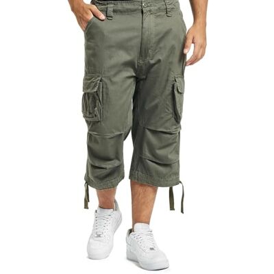 Brandit Herren Urban Legend 3/4-Cargo-Shorts,knielange Sommershorts aus Baumwolle,Caprihose mit mehreren Taschen,Kordelzug an Taille & Beinabschlüssen,Shorts für den Alltag, Reisen & zum Wandern,O-XXL Brandit Herren Urban Legend 3/4-Cargo-Shorts,knielange Sommershorts aus Baumwolle,Caprihose mit mehreren Taschen,Kordelzug an Taille & Beinabschlüssen,Shorts für den Alltag, Reisen & zum Wandern,O-XXL