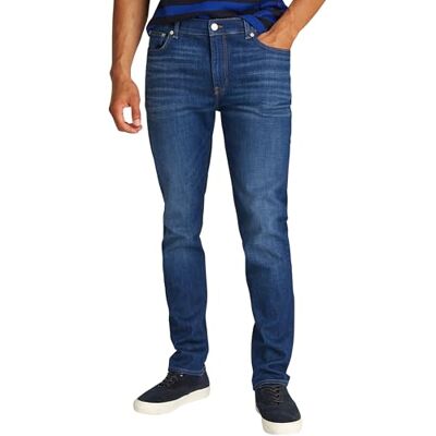 Tommy Hilfiger Herren Jeans Hose Bleecker Flex Mohave Indigo Slim Fit, Blau (Mohave Indigo), 33W/32L Tommy Hilfiger Herren Jeans Hose Bleecker Flex Mohave Indigo Slim Fit, Blau (Mohave Indigo), 33W/32L