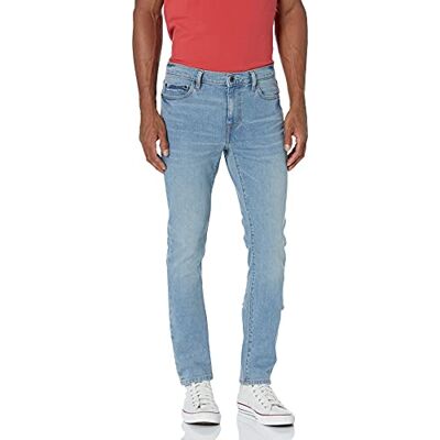 Amazon Essentials Herren Jeans, Skinny-Fit-Comfort-Stretch Auslauffarben, Hellblau, 36W / 33L Amazon Essentials Herren Jeans, Skinny-Fit-Comfort-Stretch Auslauffarben, Hellblau, 36W / 33L