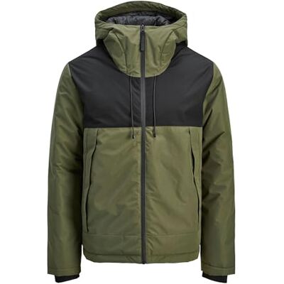 JACK & JONES Herren Jcounion Light Padded Blocking Jacket, Grape Leaf, m JACK & JONES Herren Jcounion Light Padded Blocking Jacket, Grape Leaf, m