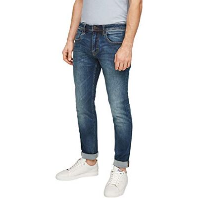 s.Oliver Herren Jeans Rick – Slim Fit, Mid Rise, Baumwollstretch, Waschung – 5-Pocket-Form mit Gürtelschlaufen s.Oliver Herren Jeans Rick – Slim Fit, Mid Rise, Baumwollstretch, Waschung – 5-Pocket-Form mit Gürtelschlaufen