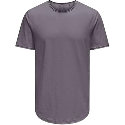 Only & Sons Herren Rundhals T-Shirt ONSBENNE LONGY Regular Fit XS S M L XL XXL, Größe:XXL, Farbe:22017822 Rabbit Only & Sons Herren Rundhals T-Shirt ONSBENNE LONGY Regular Fit XS S M L XL XXL, Größe:XXL, Farbe:22017822 Rabbit