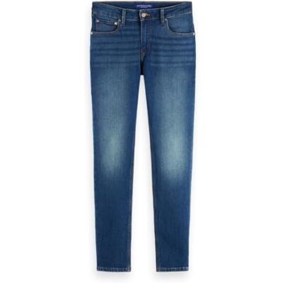 Scotch & Soda Herren Skim Skinny-fit Jeans, Classic Blue, 32W / 32L EU Scotch & Soda Herren Skim Skinny-fit Jeans, Classic Blue, 32W / 32L EU