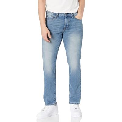 Amazon Essentials Herren Slim-Fit-Jeans Auslauffarben, Helle Waschung, 32W / 30L Amazon Essentials Herren Slim-Fit-Jeans Auslauffarben, Helle Waschung, 32W / 30L