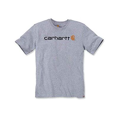 Carhartt Core Logo T-Shirt S/S T-Shirt, Heather Grey 034, S Carhartt Core Logo T-Shirt S/S T-Shirt, Heather Grey 034, S