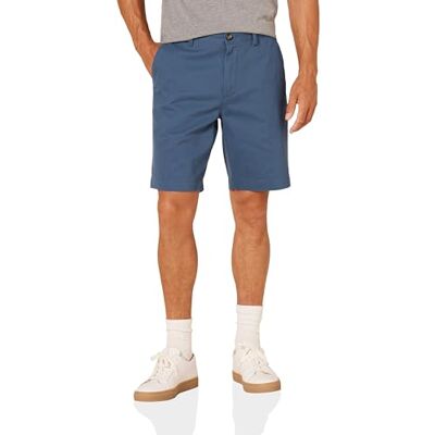 Amazon Essentials Herren Slim-Fit-Chinoshorts, 23cm, Tiefblau, 32W Amazon Essentials Herren Slim-Fit-Chinoshorts, 23cm, Tiefblau, 32W