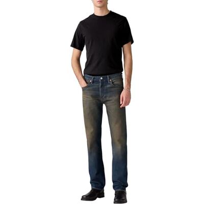 Levi's Herren Jeanshose 501 Original mit Knopfleiste, Straight Fit, Blau (Night Hawks), W36/L32 Levi's Herren Jeanshose 501 Original mit Knopfleiste, Straight Fit, Blau (Night Hawks), W36/L32