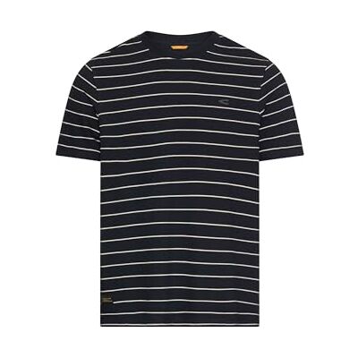 camel active Herren T-Shirt aus Reiner Baumwolle Dunkelblau, menswear-3XL camel active Herren T-Shirt aus Reiner Baumwolle Dunkelblau, menswear-3XL