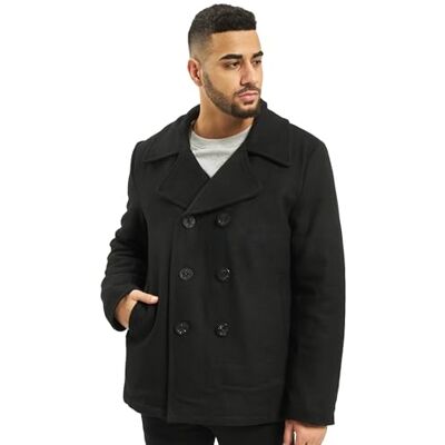 Brandit Pea Coat, Farbe: black, Größe: XXL Brandit Pea Coat, Farbe: black, Größe: XXL