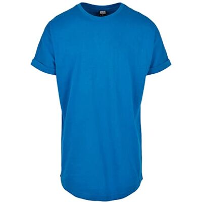 Urban Classics Herren T-Shirt Long Shaped Turnup Tee, lässiges T-Shirt für Männer, in langem Schnitt, erhältlich in vielen Farben, Größen XS-5XL Urban Classics Herren T-Shirt Long Shaped Turnup Tee, lässiges T-Shirt für Männer, in langem Schnitt, erhältlich in vielen Farben, Größen XS-5XL