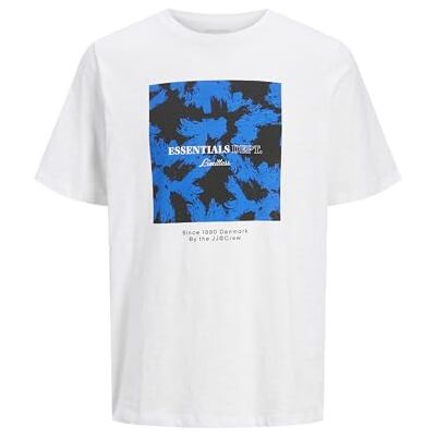 JACK & JONES Jjjeff Monochrome Shape Tee Ss Crew Neck JACK & JONES Jjjeff Monochrome Shape Tee Ss Crew Neck