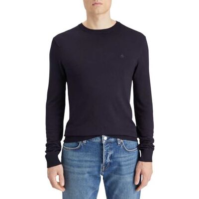 Scotch & Soda Herren Core Viscose Crewneck Pullover Sweater, Night 0002, L EU Scotch & Soda Herren Core Viscose Crewneck Pullover Sweater, Night 0002, L EU
