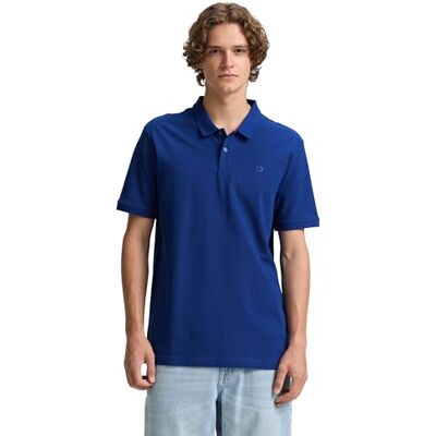 TOM TAILOR Denim Herren Piqué Poloshirt aus Baumwolle, 10833 Sodalite Blue, M TOM TAILOR Denim Herren Piqué Poloshirt aus Baumwolle, 10833 Sodalite Blue, M
