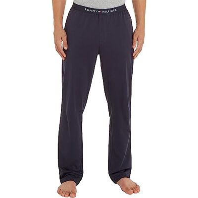 Tommy Hilfiger Herren Jogginghose Jersey Sweatpant aus Baumwolle, Blau (Desert Sky), M Tommy Hilfiger Herren Jogginghose Jersey Sweatpant aus Baumwolle, Blau (Desert Sky), M