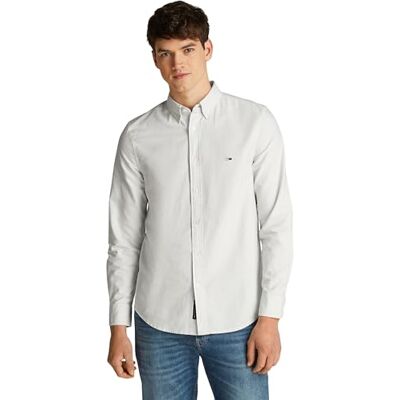 Tommy Jeans Herren TJM Slim Oxford Hemd EXT DM0DM20668 L/S, Blau (Sweet Blue Stripe), S, Blau (Sweet Blue Stripe), S Tommy Jeans Herren TJM Slim Oxford Hemd EXT DM0DM20668 L/S, Blau (Sweet Blue Stripe), S, Blau (Sweet Blue Stripe), S