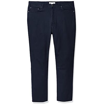Amazon Essentials Herren 5-Pocket-Stretch-Twillhose, Gerade Geschnitten, Marineblau, 36W / 30L Amazon Essentials Herren 5-Pocket-Stretch-Twillhose, Gerade Geschnitten, Marineblau, 36W / 30L