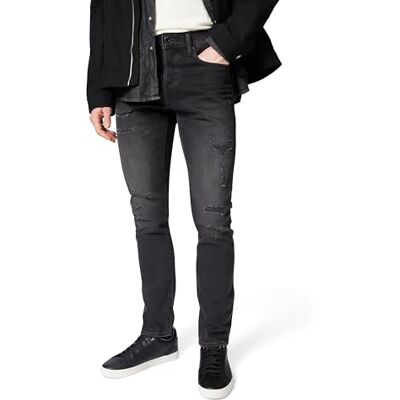 G-STAR Herren 3301 Slim Jeans Jeans, Mehrfarben (Worn in Ripped Grey Sacramento 51001-b479-h468), 30W / 32L G-STAR Herren 3301 Slim Jeans Jeans, Mehrfarben (Worn in Ripped Grey Sacramento 51001-b479-h468), 30W / 32L
