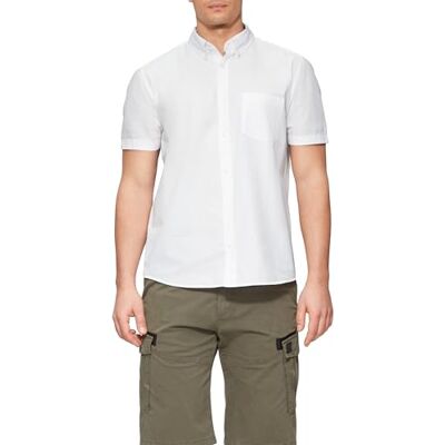 s.Oliver Regular Fit: Kurzarmhemd mit Struktur-Streifen und Button-Down-Kragen s.Oliver Regular Fit: Kurzarmhemd mit Struktur-Streifen und Button-Down-Kragen
